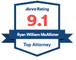 Avvo Rating 9.1 | Ryan William McAllister | Top Attorney